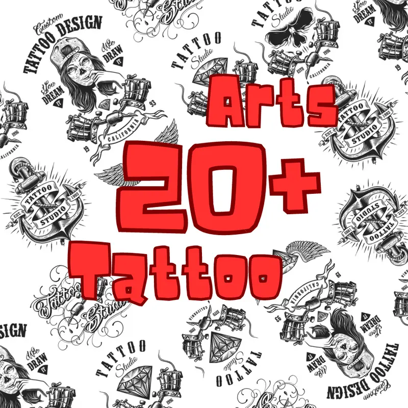 Digital Arts 20+ Tattoo Bundles 